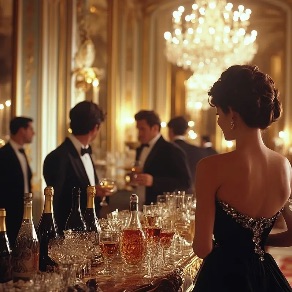 Luxury gala event atmosphere